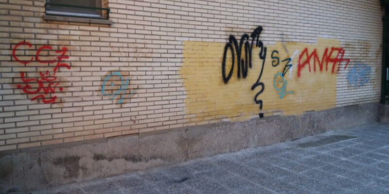 Eliminación de grafitis en Zaragoza